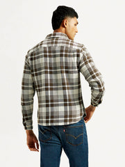 Men'S Plaid Relaxed Fit Shirt