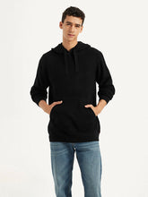 Men'S Solid Hooded Sweater