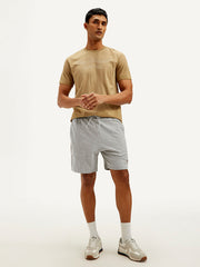 Men'S Grey Regular Fit Shorts