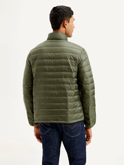 Men'S Solid Olive Jacket