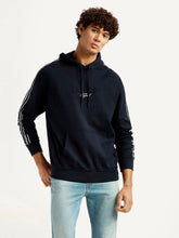 Men's Graphic Black Hooded Sweatshirt