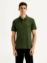 Men'S Brand Logo Dark Green Slim Fit Polo T-Shirt - Goyalsons ShopMax