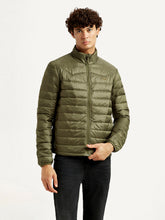 Men'S Quilted Olive Puffer Jacket - Goyalsons ShopMax