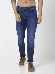 Spykar Mens Jeans Mdskn2Bc013 Dark Blue