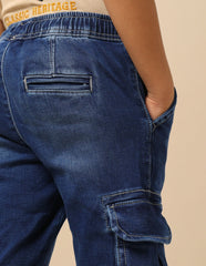 U.S.POLO KIDS BOYS JEANS UKJEN715 LT. BLUE