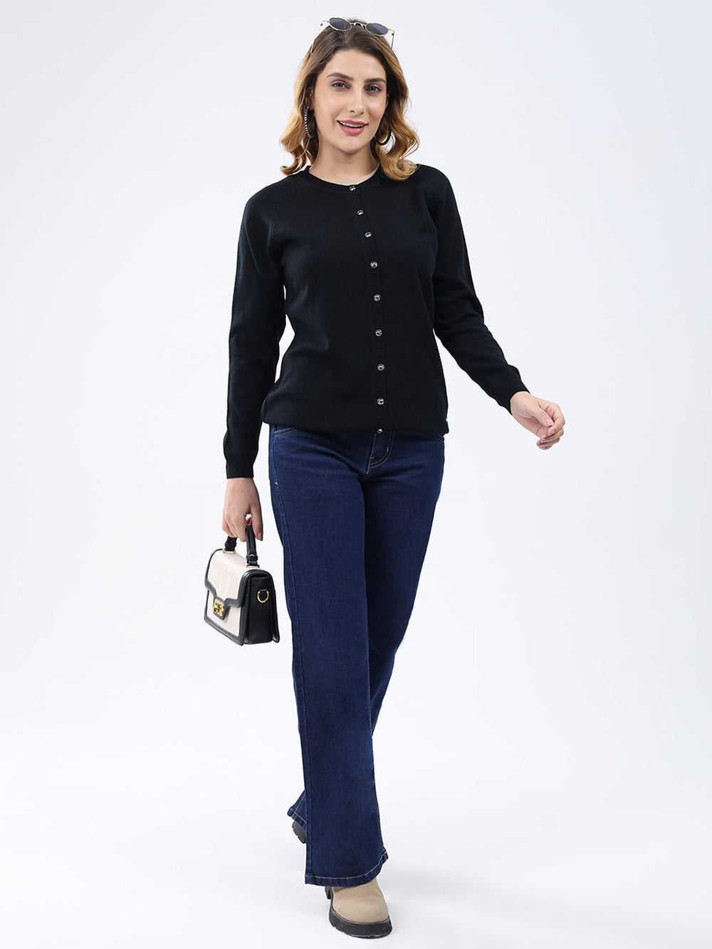 Monte Carlo Ladies Western Cardigan Coat 1250529Rn 901 - Goyalsons ShopMax