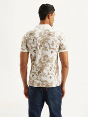 Men'S Abstract Slim Fit Polo T-Shirt