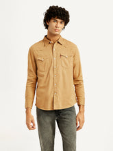 Men'S Solid Overdyed Slim Fit Shirt