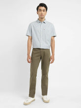 Men'S 511 Olive Green Slim Fit Mid Rise Jeans