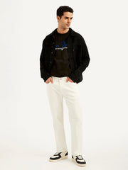 Men'S 511 White Slim Fit Mid Rise Jeans