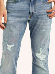 Men's 511 Blue Slim Fit Mid Rise Selvedge Jeans