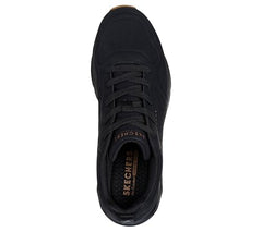 Skechers Mens TRES-AIR UNO - CASAIRAL Black Casual Lace Up Shoe