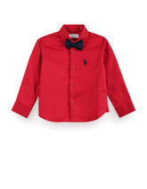U.S.POLO KIDS BOYS SHIRT F/S UKSHT0653