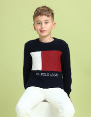U.S.POLO KIDS BOYS PULLOVER UKSWE0096