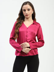 Madame Ladies Western Top F/S M4W18701 012 Fuschia