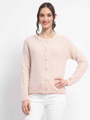 Madame Button Down Beige Cardigan