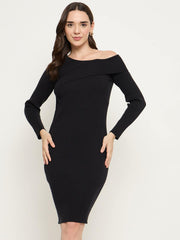 Madame Ladies Western Woolen Dress M5W16720 002 Black
