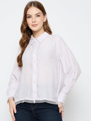 Madame Rayon Blend Lilac Shirt