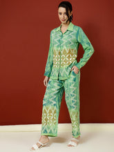 Hand Tie-Dye Bagru Printed Office Co-Ord Set