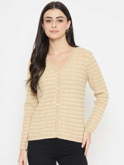 Madame Ladies Western Cardigan M4W70026 001 Beige