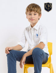 U.S.POLO KIDS BOYS SHIRT H/S UKSHT1363