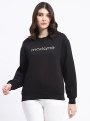 Madame Ladies Western Sweat Shirt M4W22261 002 Black