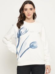 Madame Ladies Western Sweat Shirt M5W22235 040 White