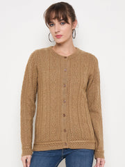 Madame Ladies Western Cardigan M4W70015 006 Camel