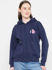 Madame Ladies Western Sweat Shirt M5W22329 026 Navy