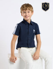 U.S.POLO KIDS BOYS SHIRT H/S UKSHT1380
