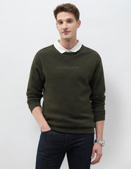 Solid Regular Fit Sweatshirt