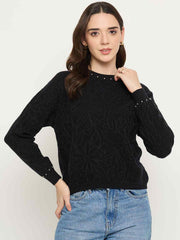 Madame Ladies Western Woolen Top M5W17204 002 Black