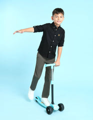 U.S.POLO KIDS BOYS SHIRT F/S UKSHTC0006
