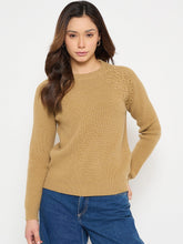 Madame Ladies Western Woolen Top M5W17157 053 Khaki