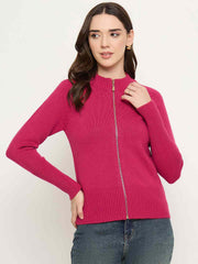 Madame Ladies Western Woolen Top M5W17010 012 Fuschia