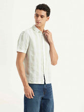 Men'S Striped Loose Fit Shirt