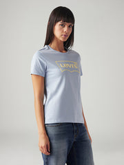Women'S Logo Printed Regular Fit T-Shirt