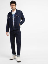 Men'S Solid Spread Collar Jacket