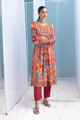 Sabhyata Ladies Western Kurti 3Pcs Set 249Anc1008 Multi