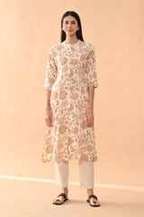 Sabhyata Ladies Western Kurti 1Pcs 251Aex14 Cream