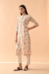 Sabhyata Ladies Western Kurti 1Pcs 251Aex14 Cream