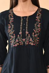 Sabhyata Ladies Western Kurti 1Pcs 251Bsk1439B Blue