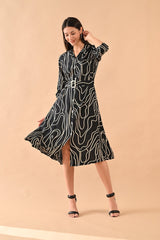 Sabhyata Ladies Western Kurti Gown 251Gi23812 Black