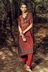 Sabhyata Ladies Western Kurti 2Pcs Set 251Llk2501 Rust