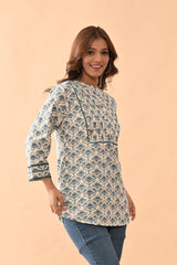 Sabhyata Ladies Western Kurti 1Pcs 251Nyxk3940 Cream
