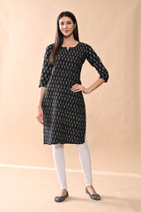 Sabhyata Ladies Western Kurti 1Pcs 251Prnsj2425 Black
