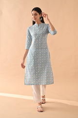 Sabhyata Ladies Western Kurti 1Pcs 251Sep2502 Blue