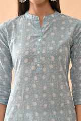 Sabhyata Ladies Western Kurti 1Pcs 251Sep2502 Blue