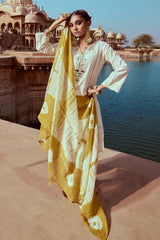 Sabhyata Ladies Western Kurti 3Pcs Set 252Pw2502 Cream