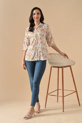 Sabhyata Ladies Western Kurti 1Pcs 253Bsk1449A White